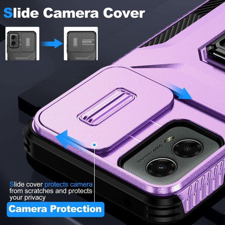 For Motorola Moto G 5G 2024 Sliding Camshield Holder Phone Case