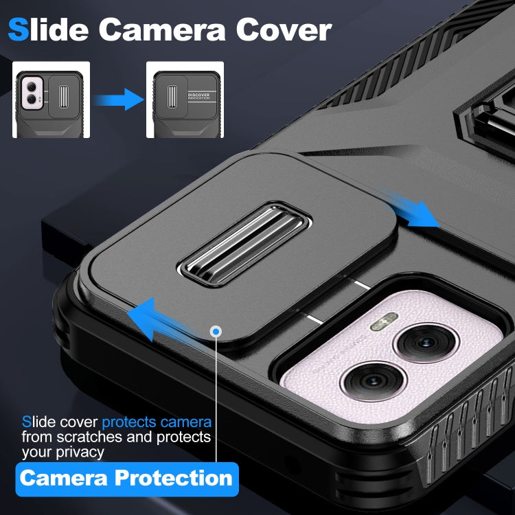 For Motorola Moto G Power 2024 Sliding Camshield Holder Phone Case