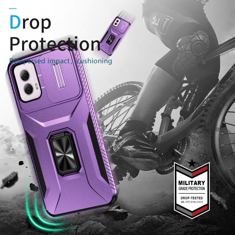 For Motorola Moto G Power 2024 Sliding Camshield Holder Phone Case