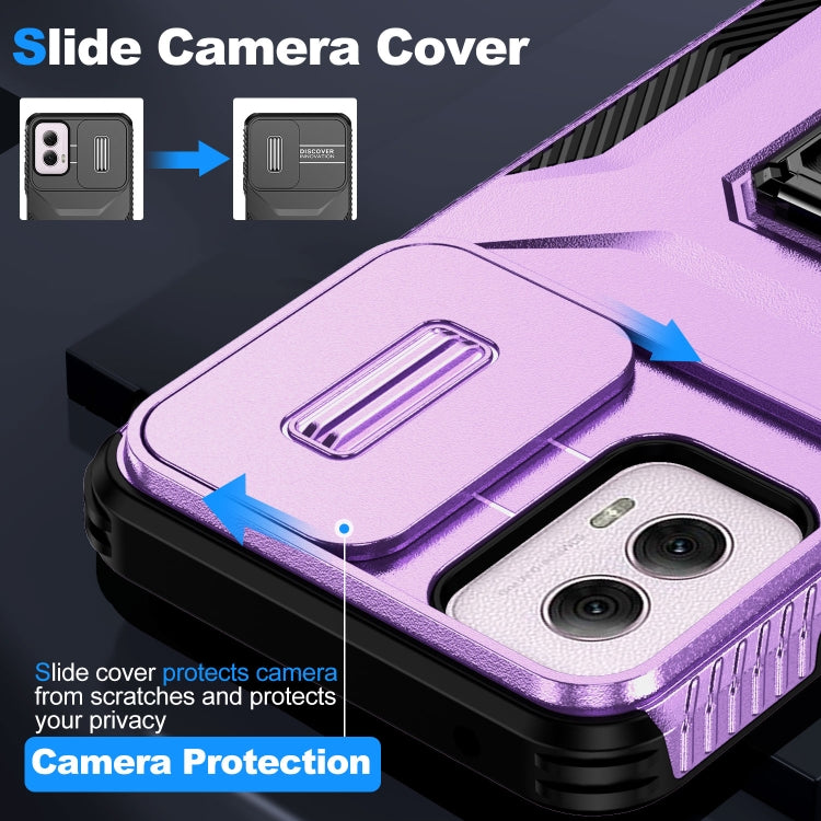 For Motorola Moto G Power 2024 Sliding Camshield Holder Phone Case