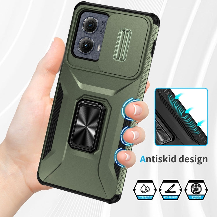For Motorola Edge 5G 2024 Sliding Camshield Holder Phone Case