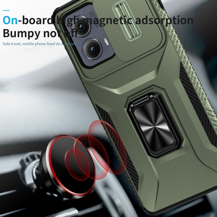 For Motorola Edge 5G 2024 Sliding Camshield Holder Phone Case