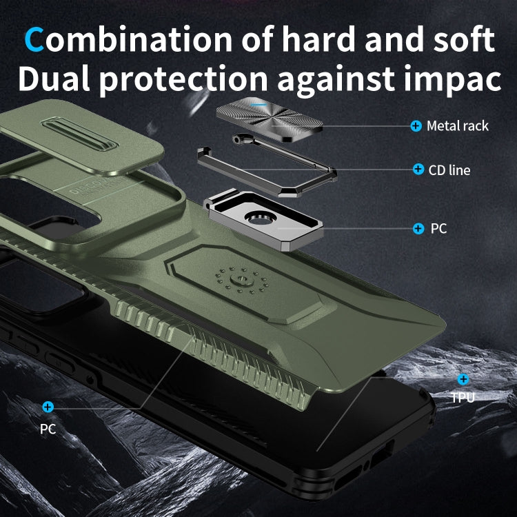 For Motorola Edge 5G 2024 Sliding Camshield Holder Phone Case