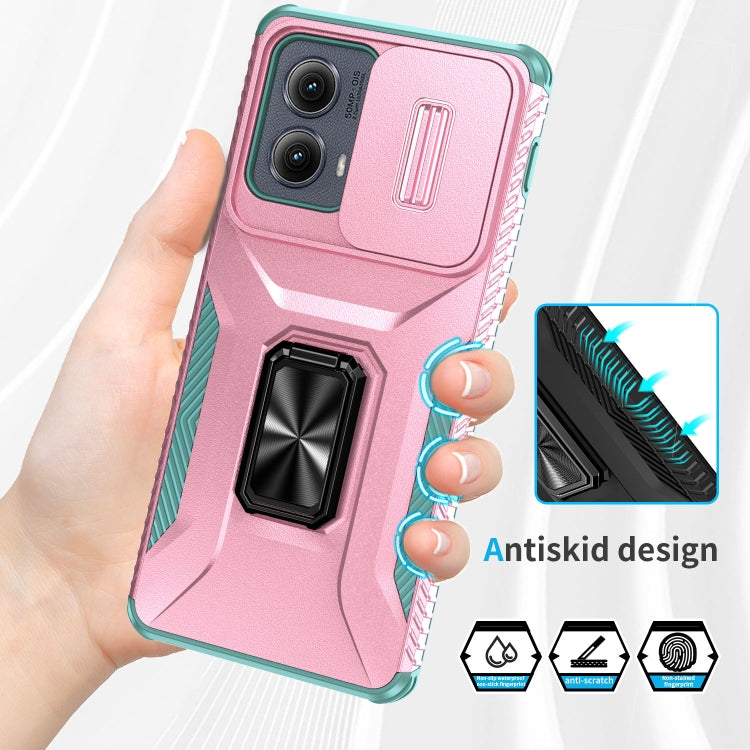 For Motorola Edge 5G 2024 Sliding Camshield Holder Phone Case