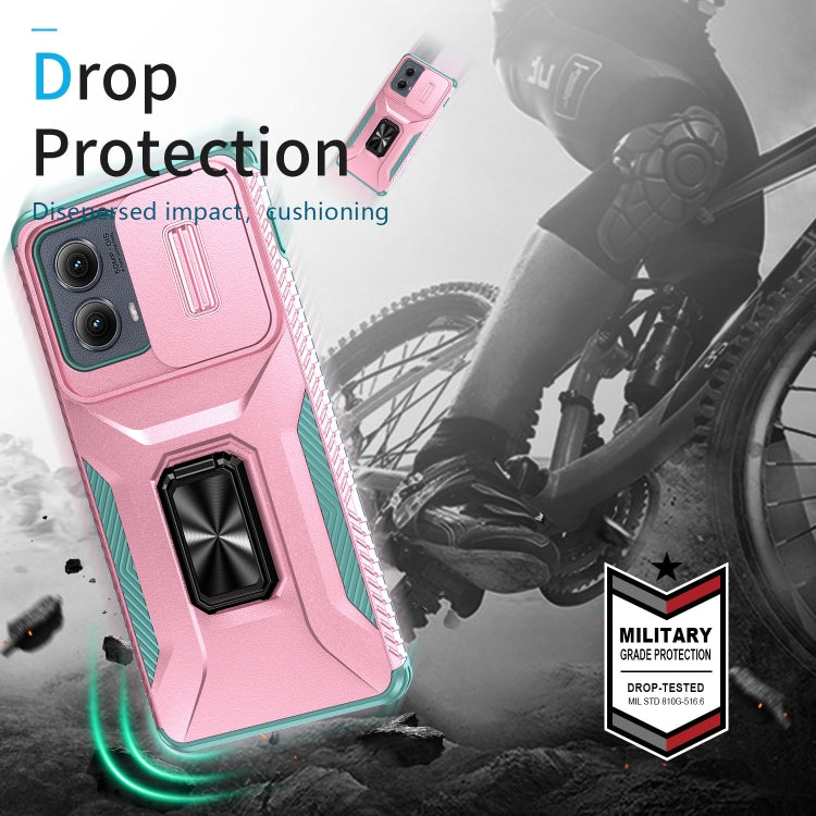 For Motorola Edge 5G 2024 Sliding Camshield Holder Phone Case