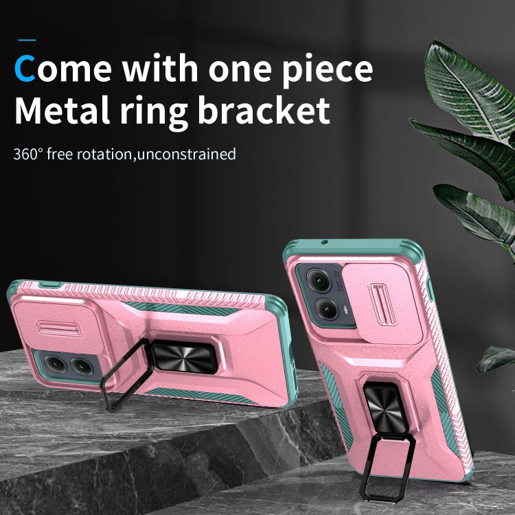 For Motorola Edge 5G 2024 Sliding Camshield Holder Phone Case