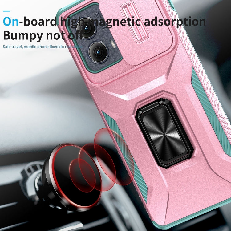 For Motorola Edge 5G 2024 Sliding Camshield Holder Phone Case