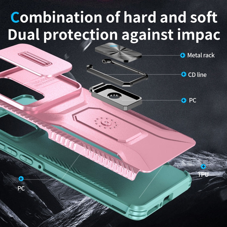 For Motorola Edge 5G 2024 Sliding Camshield Holder Phone Case