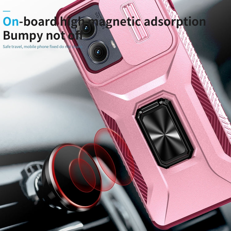 For Motorola Edge 5G 2024 Sliding Camshield Holder Phone Case