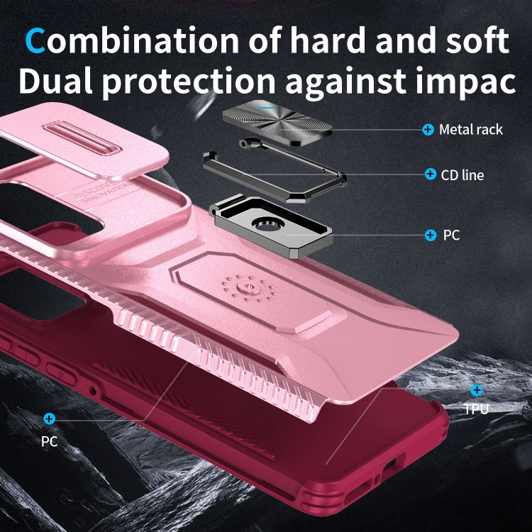 For Motorola Edge 5G 2024 Sliding Camshield Holder Phone Case