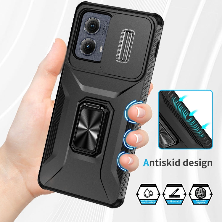 For Motorola Edge 5G 2024 Sliding Camshield Holder Phone Case