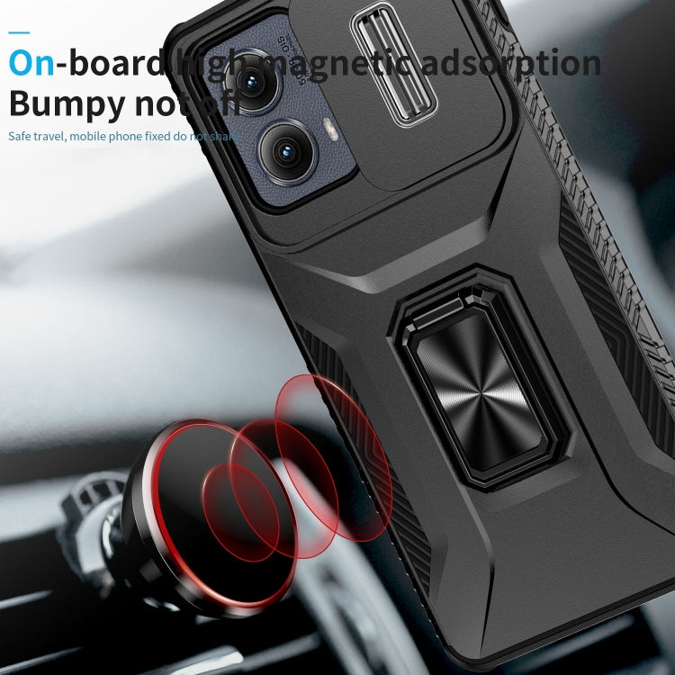 For Motorola Edge 5G 2024 Sliding Camshield Holder Phone Case