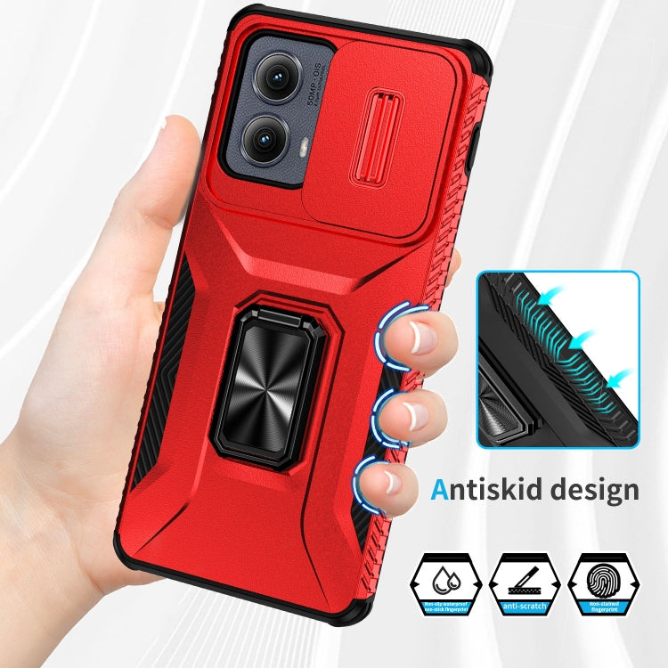 For Motorola Edge 5G 2024 Sliding Camshield Holder Phone Case