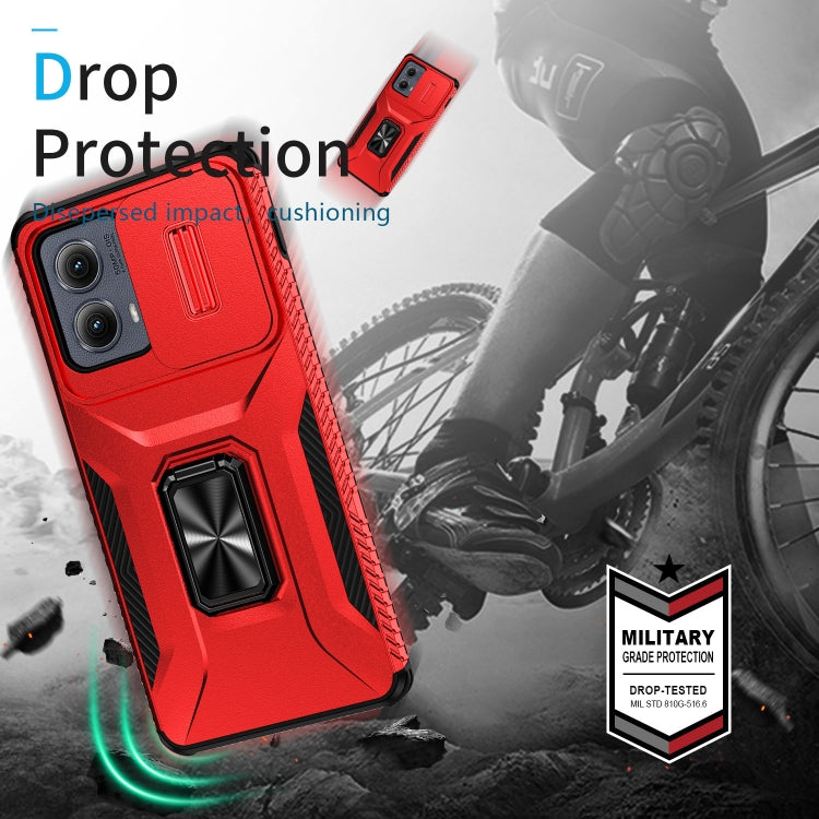 For Motorola Edge 5G 2024 Sliding Camshield Holder Phone Case