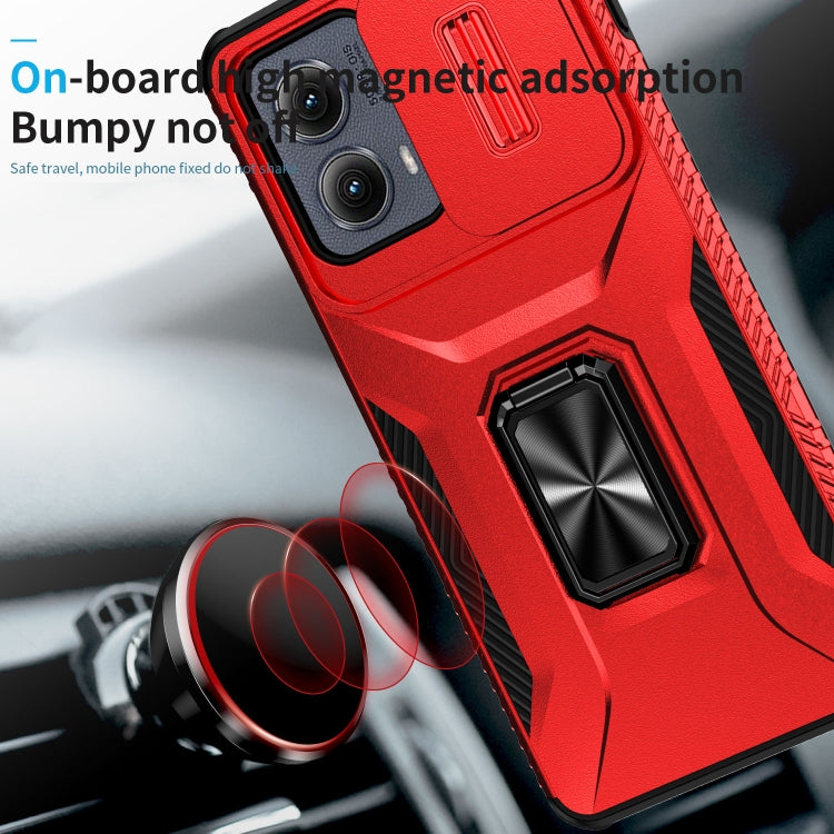 For Motorola Edge 5G 2024 Sliding Camshield Holder Phone Case
