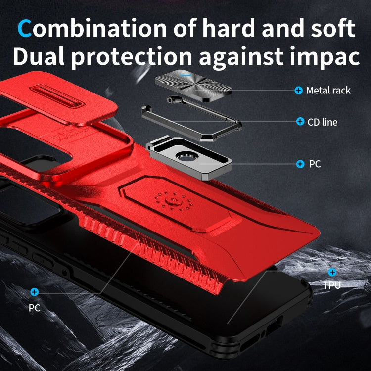 For Motorola Edge 5G 2024 Sliding Camshield Holder Phone Case