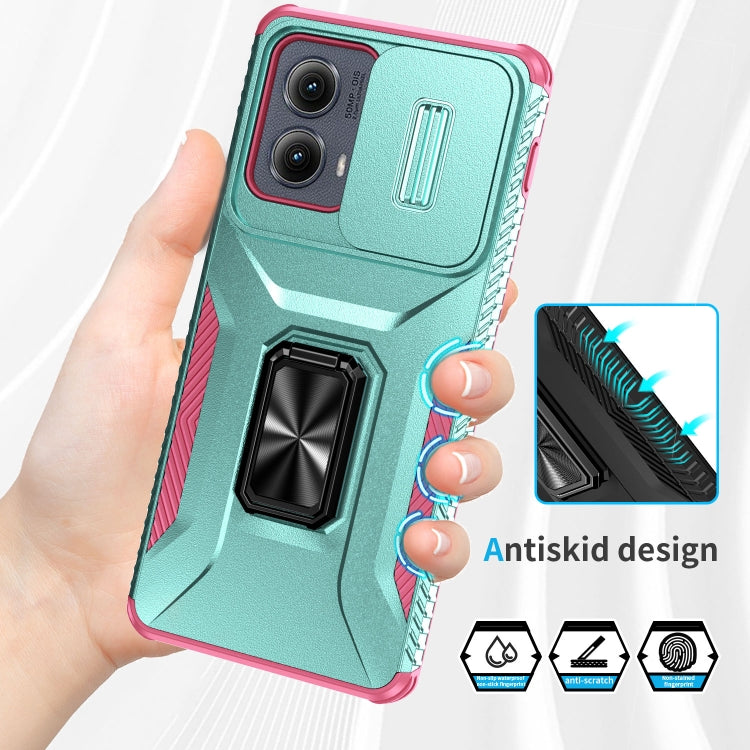 For Motorola Edge 5G 2024 Sliding Camshield Holder Phone Case