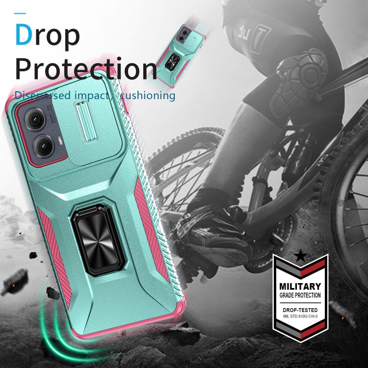 For Motorola Edge 5G 2024 Sliding Camshield Holder Phone Case