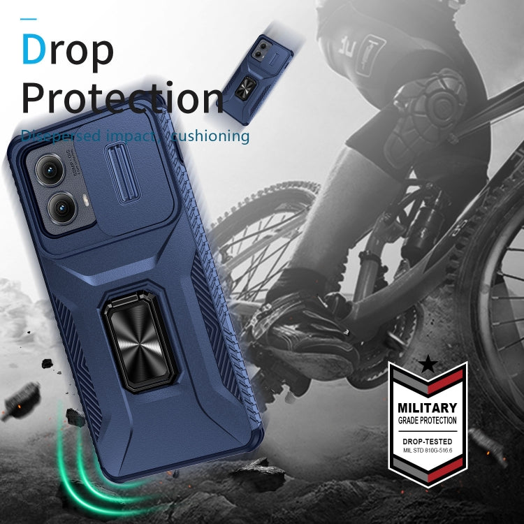 For Motorola Edge 5G 2024 Sliding Camshield Holder Phone Case