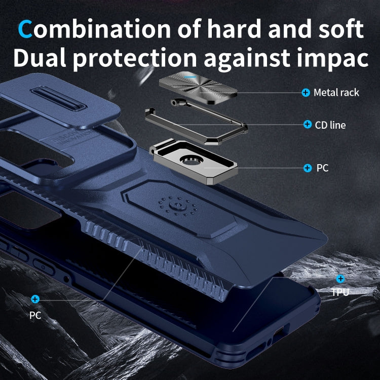 For Motorola Edge 5G 2024 Sliding Camshield Holder Phone Case