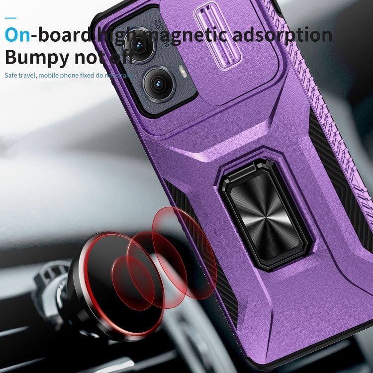 For Motorola Edge 5G 2024 Sliding Camshield Holder Phone Case