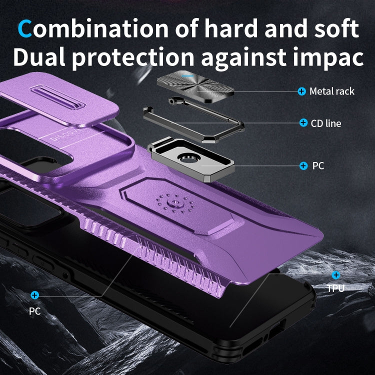 For Motorola Edge 5G 2024 Sliding Camshield Holder Phone Case