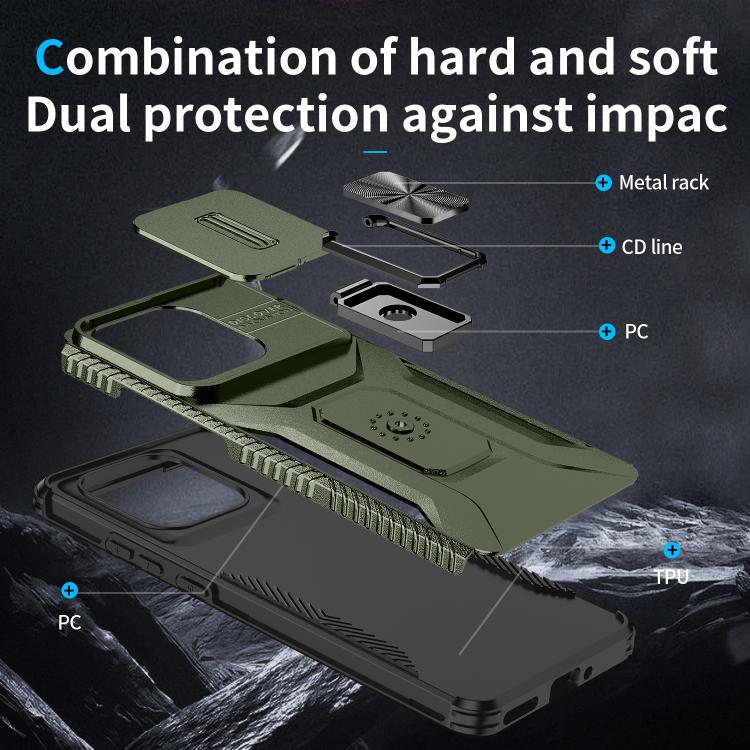 For Motorola Edge 5G 2025 Sliding Camshield Holder Phone Case