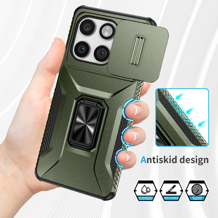 For Motorola Edge 5G 2025 Sliding Camshield Holder Phone Case