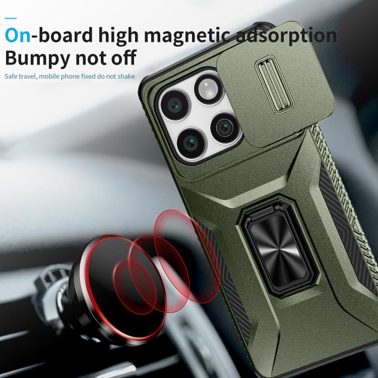 For Motorola Edge 5G 2025 Sliding Camshield Holder Phone Case
