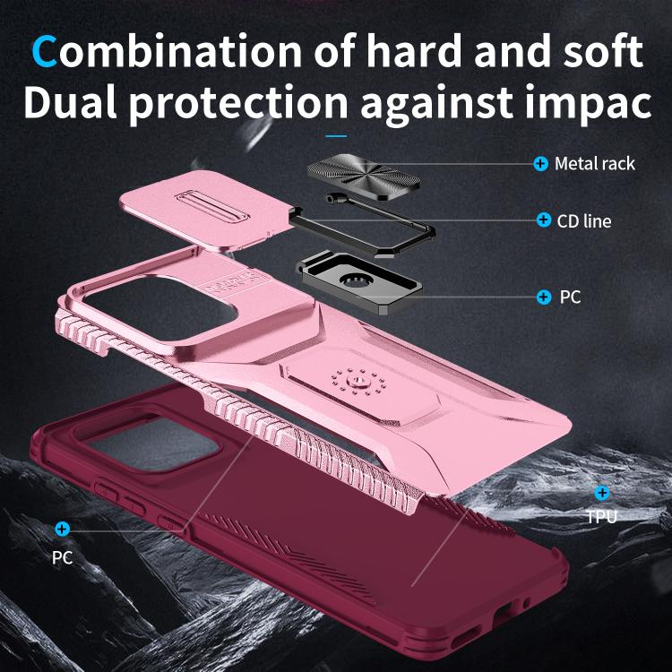 For Motorola Edge 5G 2025 Sliding Camshield Holder Phone Case