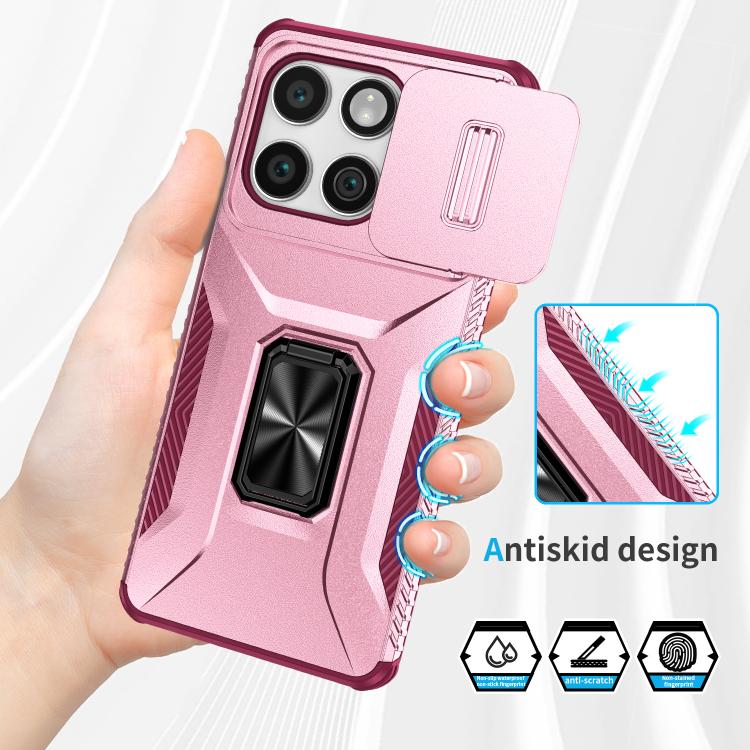 For Motorola Edge 5G 2025 Sliding Camshield Holder Phone Case
