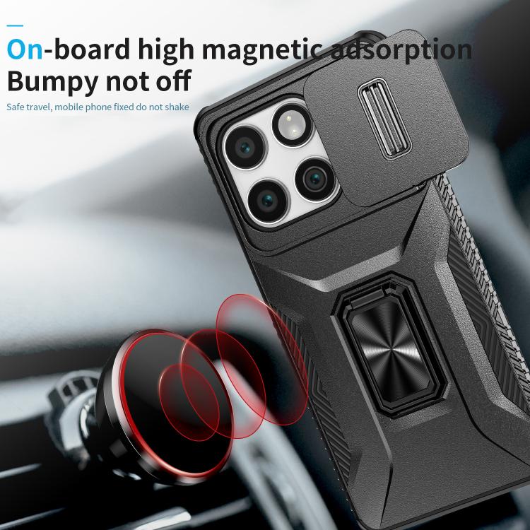 For Motorola Edge 5G 2025 Sliding Camshield Holder Phone Case