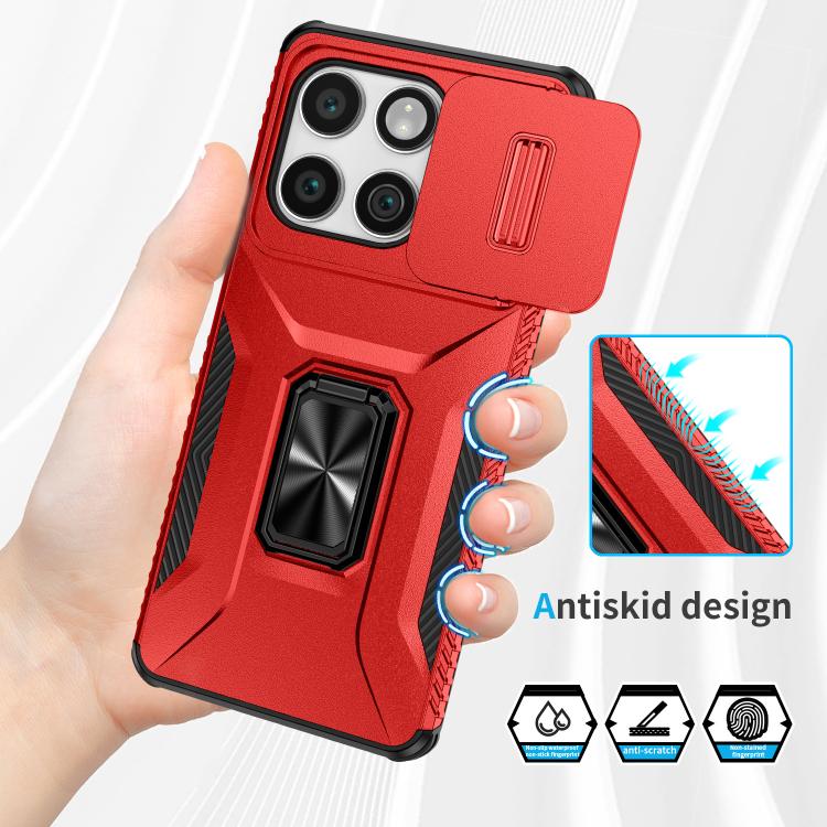 For Motorola Edge 5G 2025 Sliding Camshield Holder Phone Case