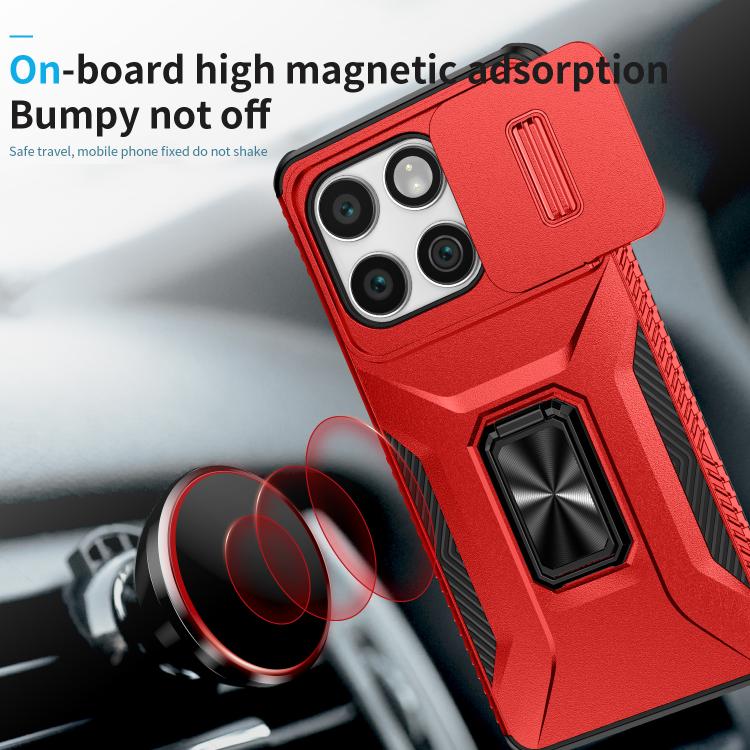 For Motorola Edge 5G 2025 Sliding Camshield Holder Phone Case
