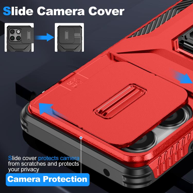 For Motorola Edge 5G 2025 Sliding Camshield Holder Phone Case