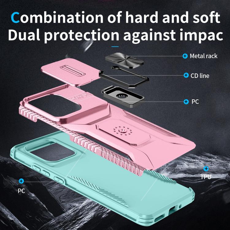 For Motorola Edge 5G 2025 Sliding Camshield Holder Phone Case