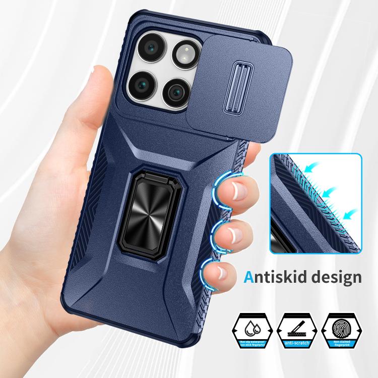 For Motorola Edge 5G 2025 Sliding Camshield Holder Phone Case