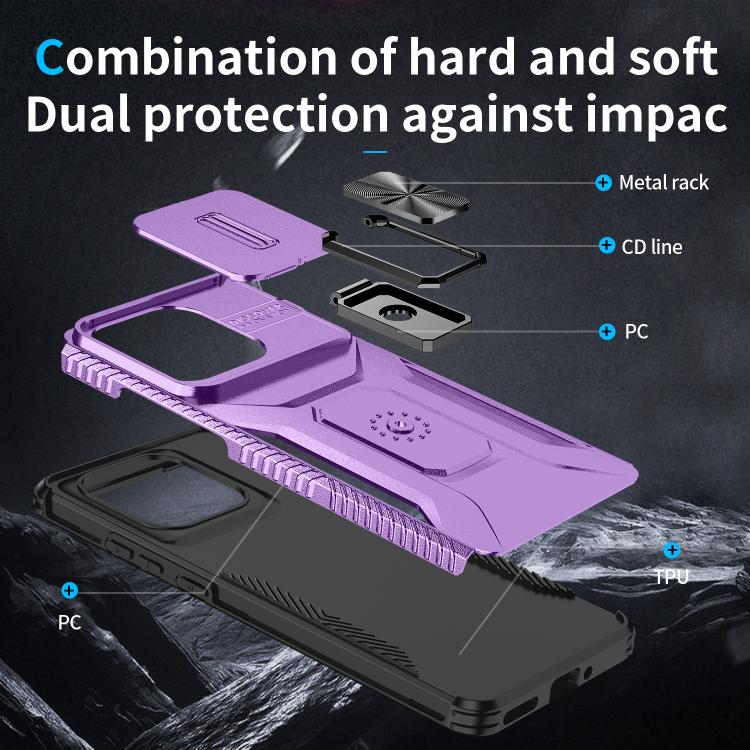 For Motorola Edge 5G 2025 Sliding Camshield Holder Phone Case