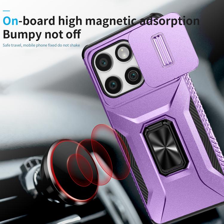 For Motorola Edge 5G 2025 Sliding Camshield Holder Phone Case