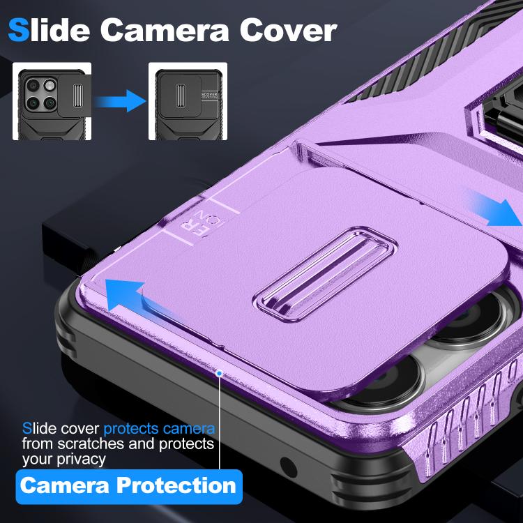 For Motorola Edge 5G 2025 Sliding Camshield Holder Phone Case