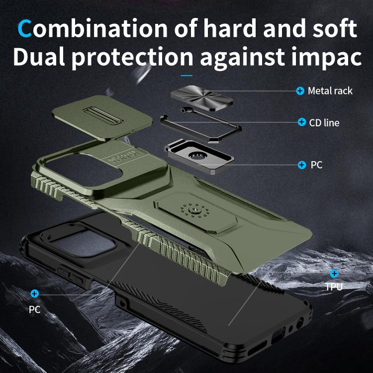 For Motorola Moto G Power / G Play 2025 Sliding Camshield Holder Phone Case