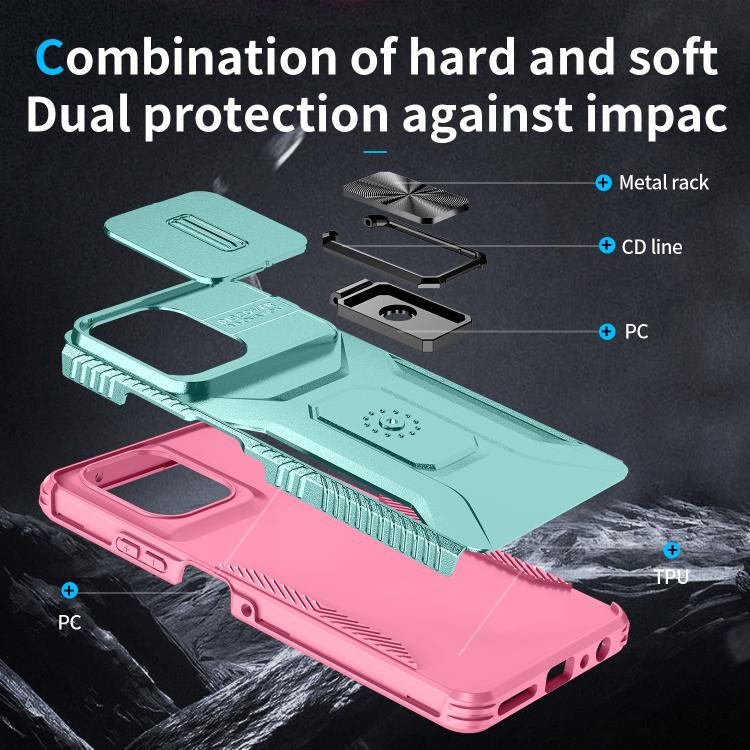 For Motorola Moto G Power / G Play 2025 Sliding Camshield Holder Phone Case