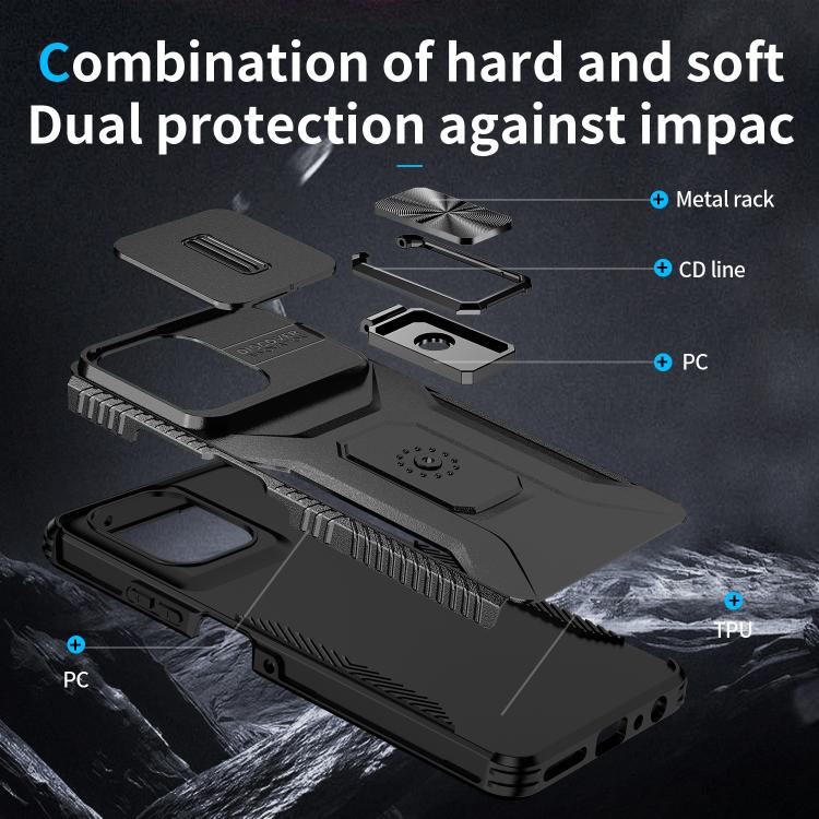 For Motorola Moto G Power / G Play 2025 Sliding Camshield Holder Phone Case