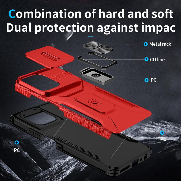 For Motorola Moto G Power / G Play 2025 Sliding Camshield Holder Phone Case