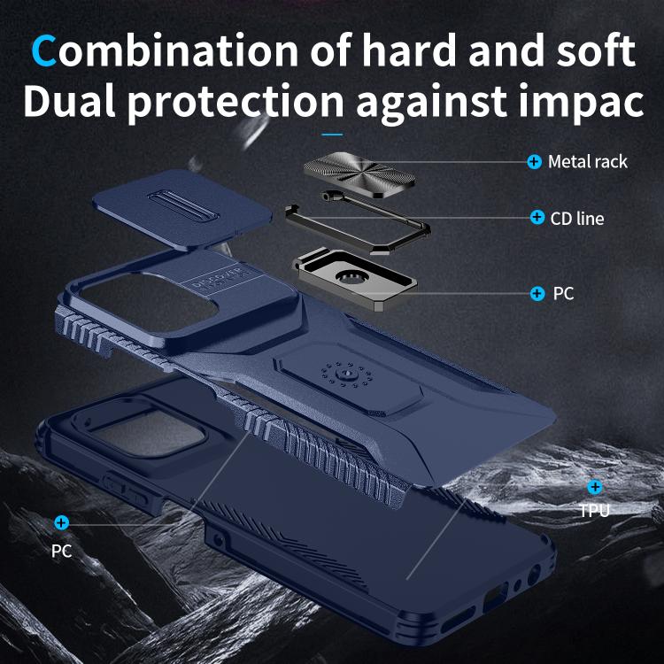 For Motorola Moto G Power / G Play 2025 Sliding Camshield Holder Phone Case