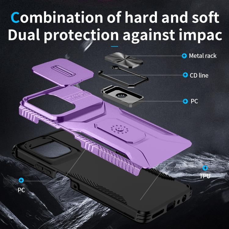 For Motorola Moto G Power / G Play 2025 Sliding Camshield Holder Phone Case