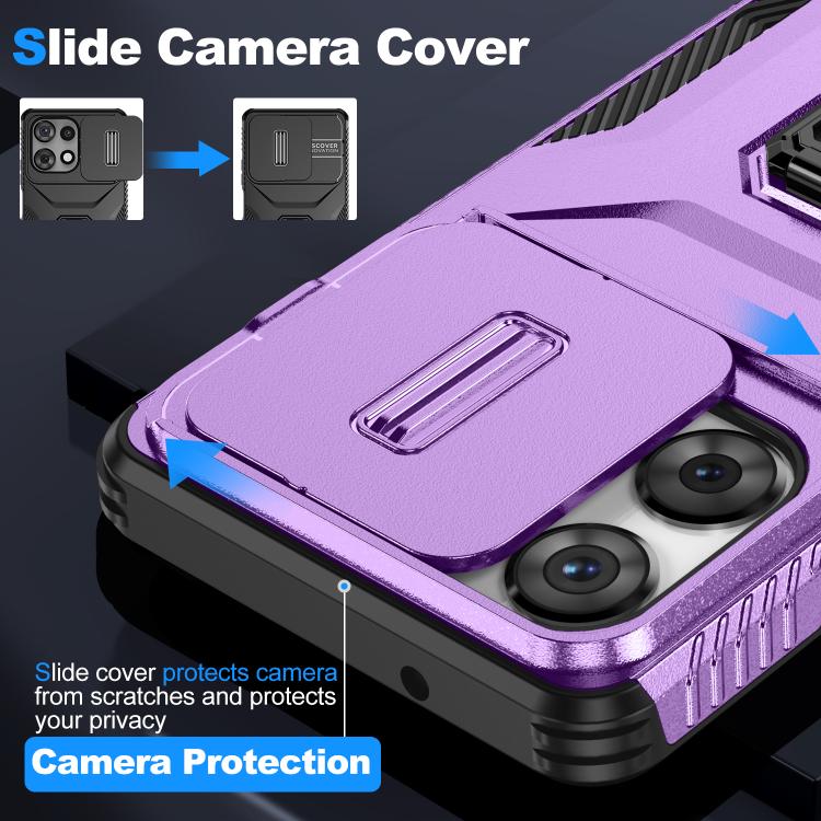 For Motorola Moto G Power / G Play 2025 Sliding Camshield Holder Phone Case