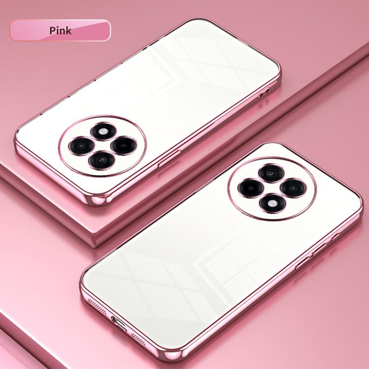 For OnePlus Ace 5 / 13R Transparent Plating Fine Hole Phone Case