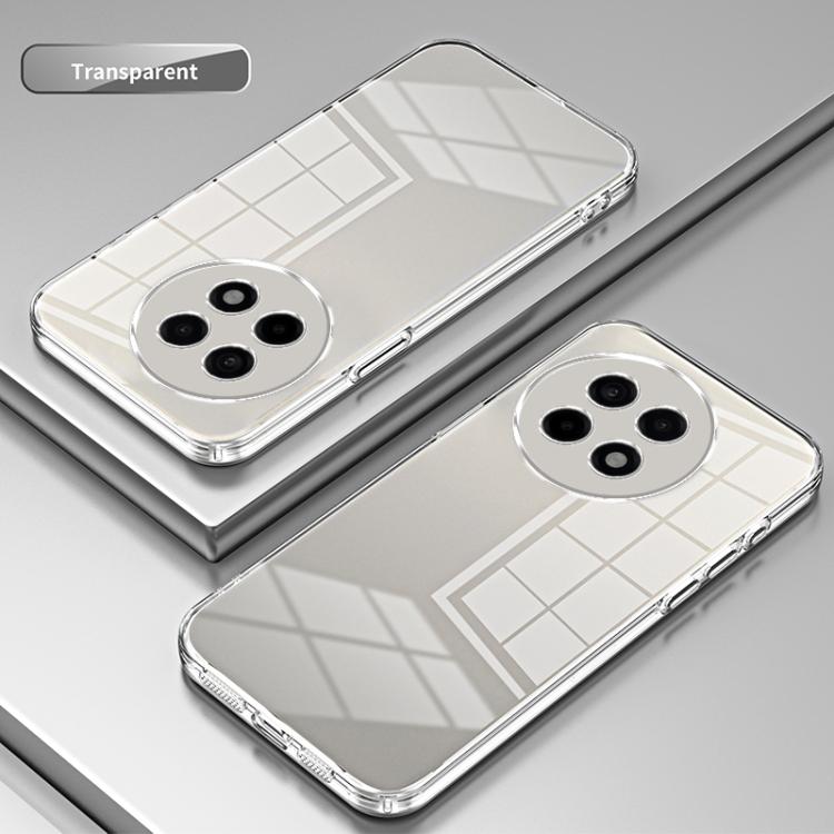 For OnePlus Ace 5 / 13R Transparent Plating Fine Hole Phone Case
