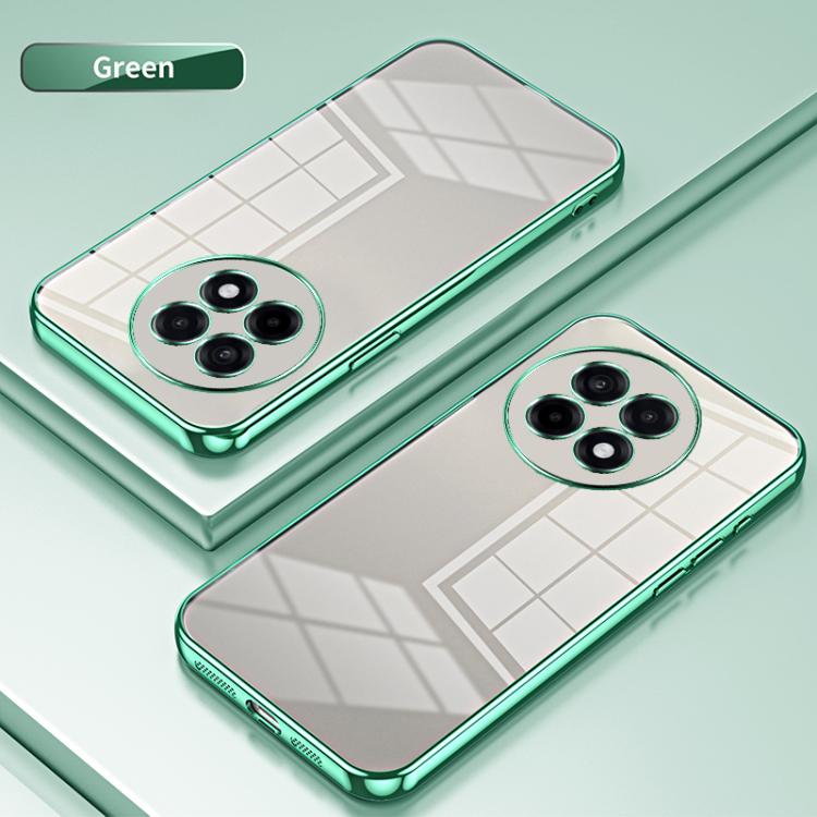 For OnePlus Ace 5 / 13R Transparent Plating Fine Hole Phone Case